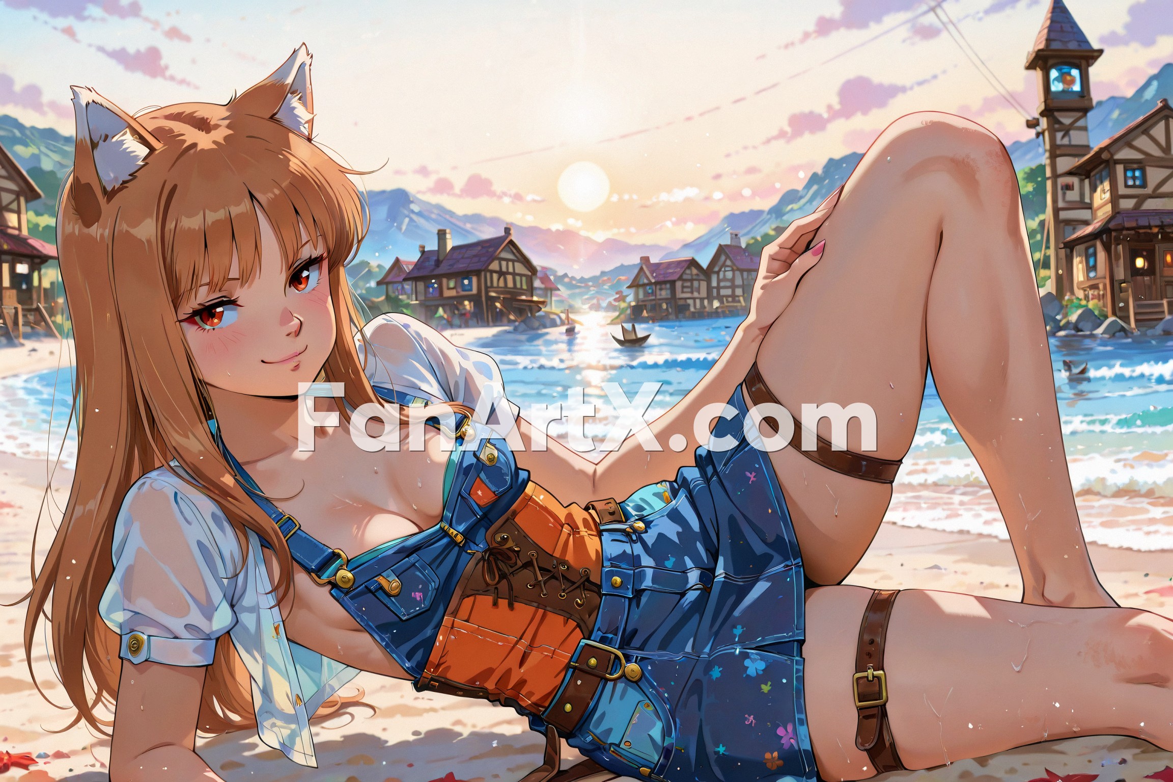 Holo fanart - Spice and Wolf characters 2365820